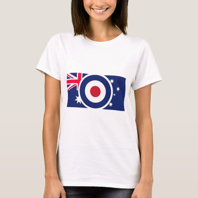 Camiseta Estilo de Patinete Alvo da Austrália Roundel (Frente)