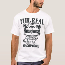 Camiseta Estilo de pele real Sem Copycats
