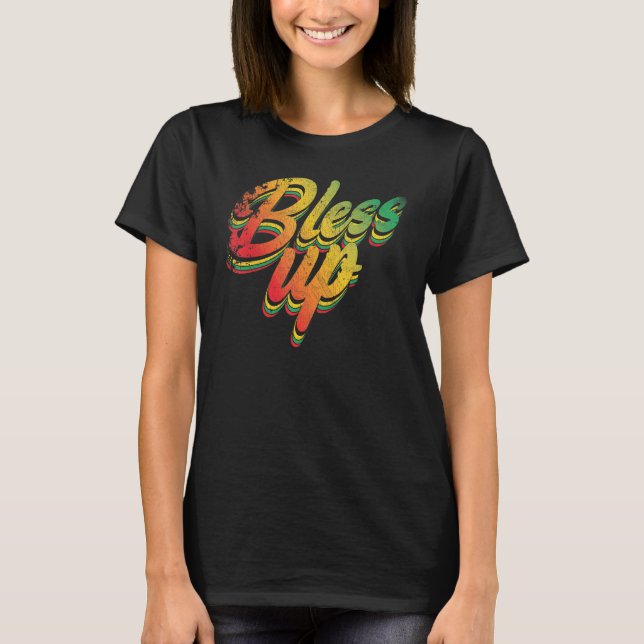 Camiseta Estilo De Reggae Acessível Para Música Reggae (Frente)