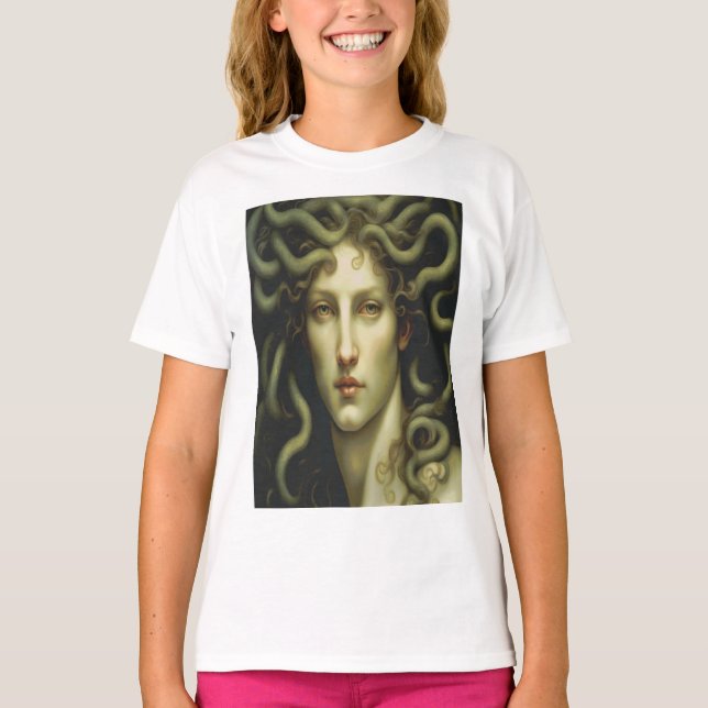 Camiseta Estilo de Renascença do Medusa (Frente)