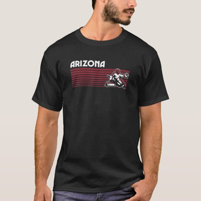 Camiseta Estilo de Retorno de arizona (Frente)