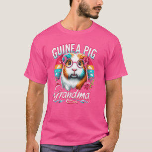 Camiseta Estilo de Retro da Avó de Suína Guiné
