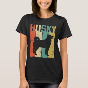Camiseta Estilo de Retro da Imagem do Cão rouco