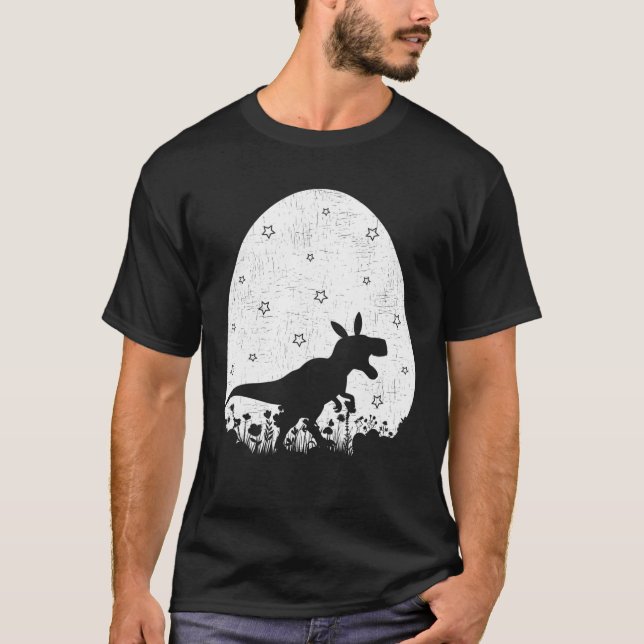 Camiseta Estilo de Retrô de Ovos da Páscoa Estilo Engraçado (Frente)
