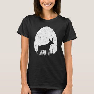 Camiseta Estilo de Retrô de Ovos de Páscoa Estilo Doberman 