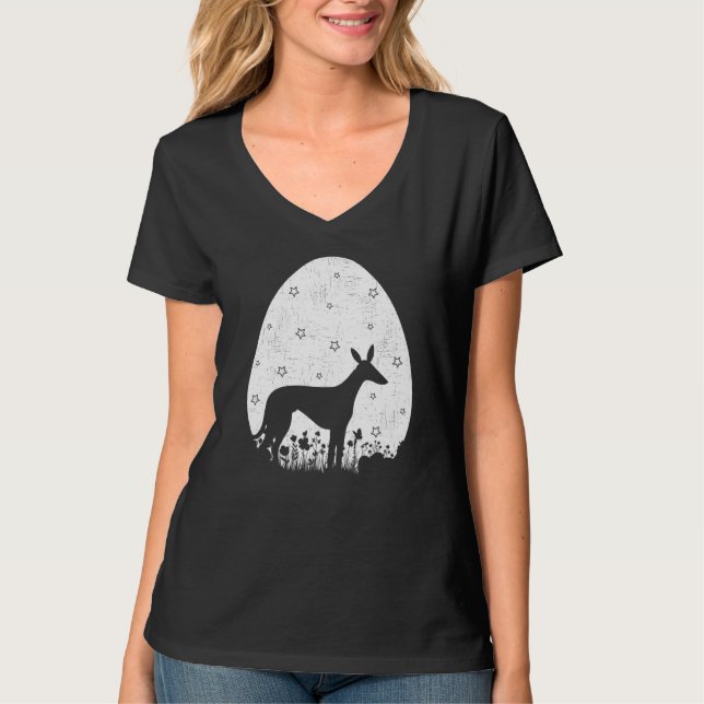 Camiseta Estilo de Retrô de Ovos de Páscoa Estilo Greyhound (Frente)