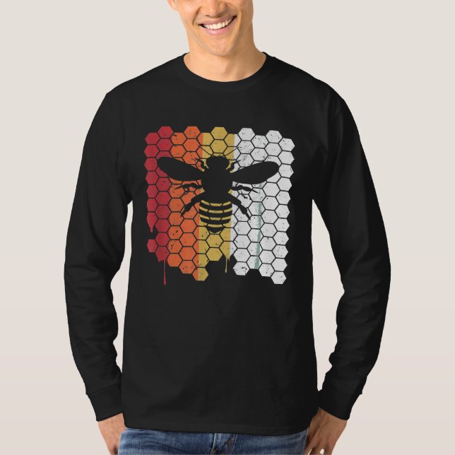 Camiseta Estilo de Retro do Bekeeper (Frente)