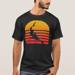 Camiseta Estilo de Retro do Vintage Paddlefish