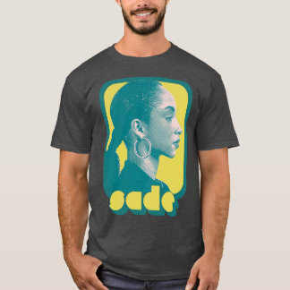 Camiseta Estilo de Retro Sade com Ventilador Original Desig