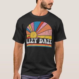 Camiseta Estilo de Retro Vintage Graphic Sunset Summer Lpre