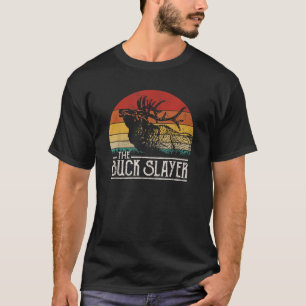 Camiseta Estilo de Retrô Vintage Sunset Estilo de Veado Caç