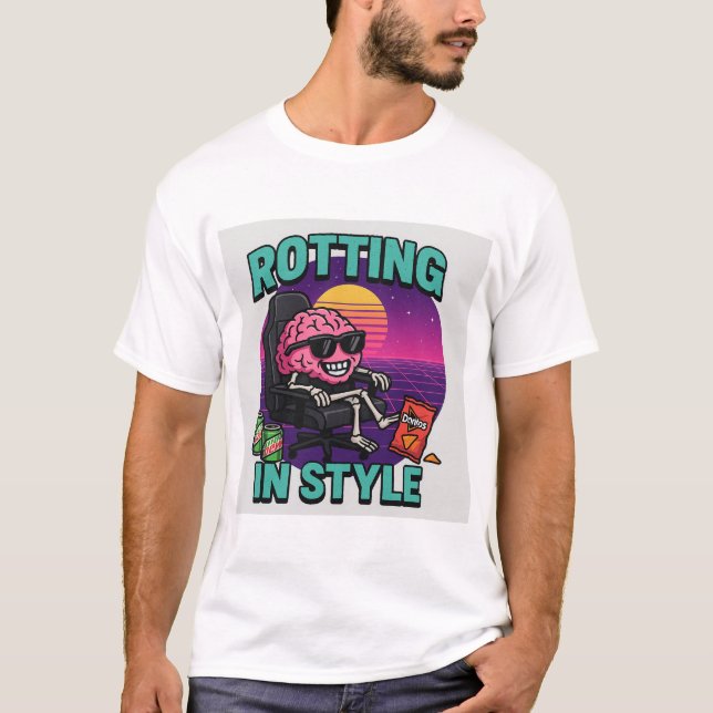 Camiseta Estilo de rotação T-Shirt (Frente)