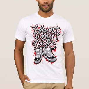 Camiseta Estilo de rua Espetador Gráfico T-Shirt