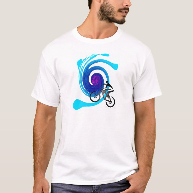 Camiseta Estilo de Saucey da bicicleta (Frente)