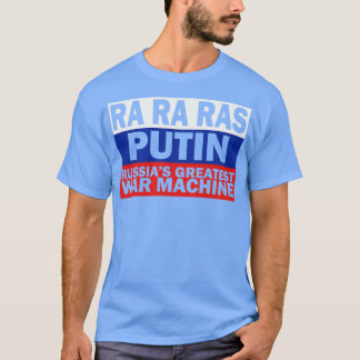 Camiseta Estilo de Sinalizador da Máquina Maior da Rússia