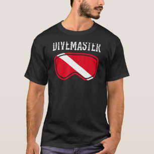 Camiseta Estilo de Sinalizador de Mergulho de Instrutor de