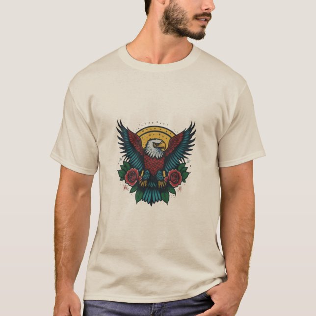 Camiseta Estilo de tatuagem (Frente)