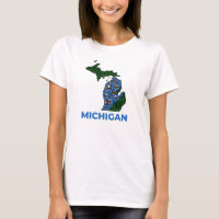 Estilo de Tatuagem Contorno de Michigan