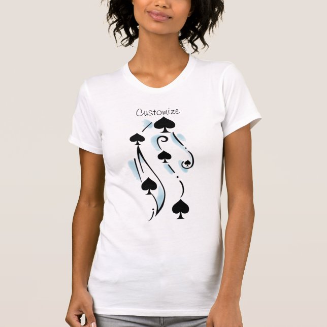 Camiseta Estilo de Tatuagem de Espadas Pretas Thunder_Cove (Frente)
