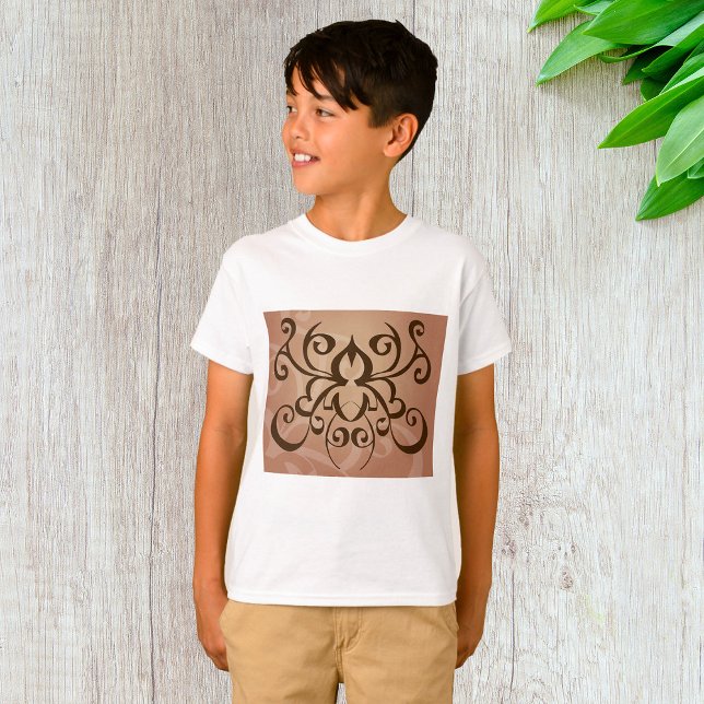 Camiseta Estilo de Tatuagem de Rolo Tribal Elegante (Criador carregado)