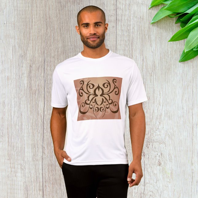 Camiseta Estilo de Tatuagem de Rolo Tribal Elegante (Criador carregado)