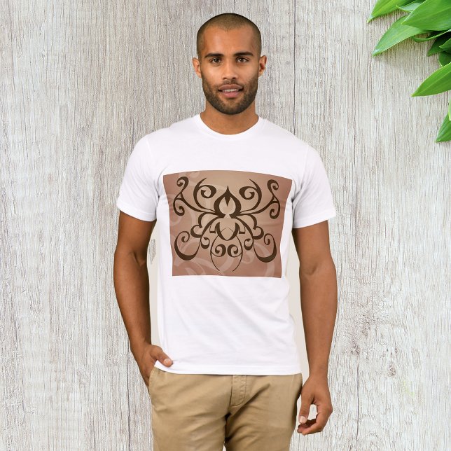 Camiseta Estilo de Tatuagem de Rolo Tribal Elegante (Criador carregado)