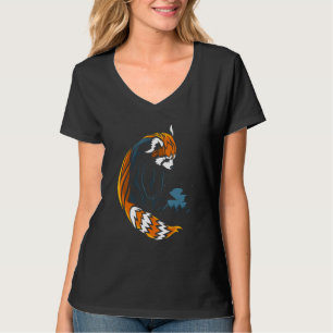 Camiseta estilo de tatuagem Red Panda