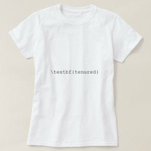 Camiseta Estilo de Tex Tenured
