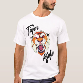 Camiseta Estilo de Tigre