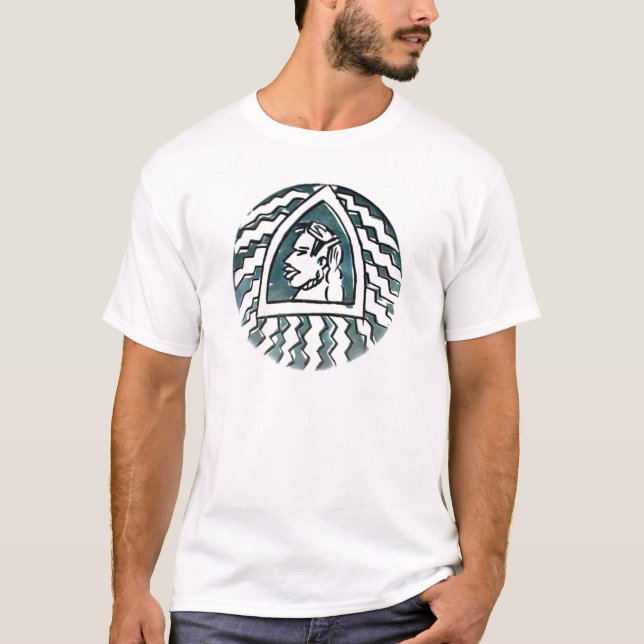 Camiseta Estilo de Triângulo Azul de Hakuna Matata.png (Frente)