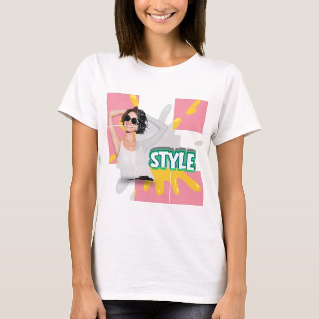 Camiseta Estilo de verão  (Frente)