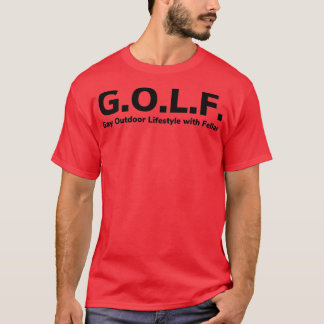 Camiseta Estilo de vida ao ar livre com Gay GOLF