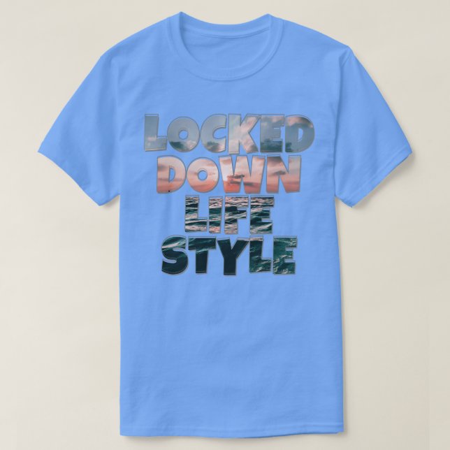 CAMISETA ESTILO DE VIDA BLOQUEADO (Frente do Design)