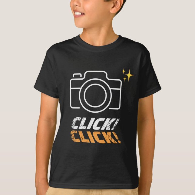 Camiseta Estilo de vida da imagem da câmera (Frente)