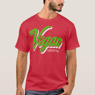 Camiseta Estilo de vida da planta verde vegetariana vegetar