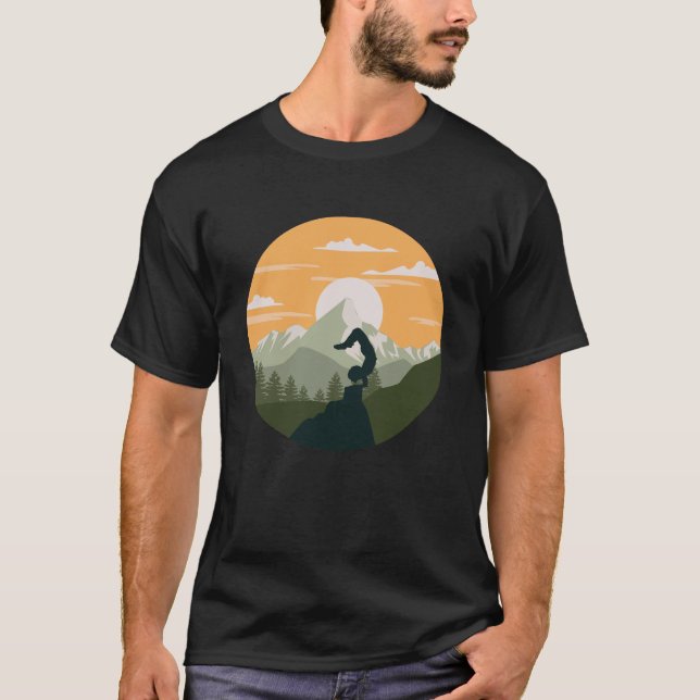 Camiseta Estilo de vida da Yoga Adventure (Frente)
