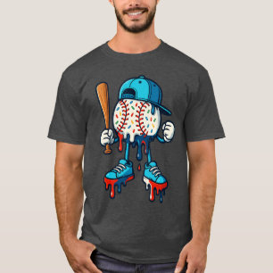 Camiseta Estilo de Vida de Beisebol 101 Roupas Juvenis Beis