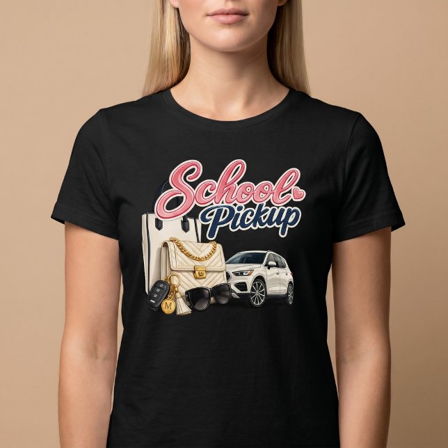 Camiseta Estilo de Vida de Mãe Atarefada na Busca Escolar (Criador carregado)