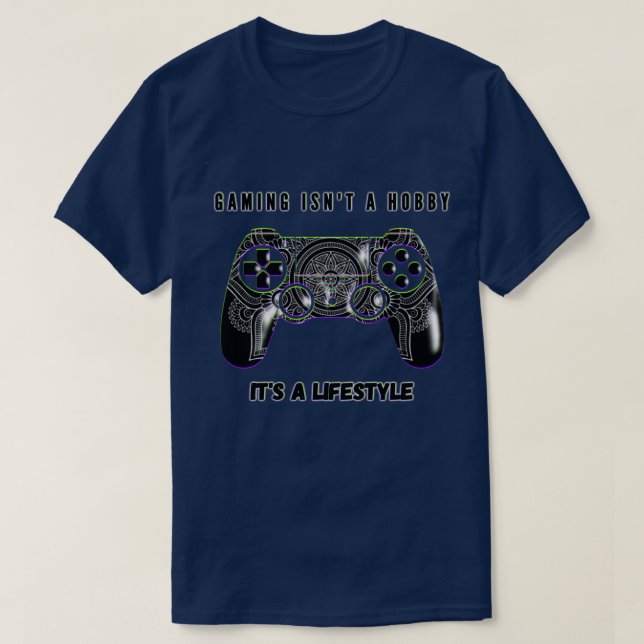 Camiseta Estilo de vida dos jogos (Frente do Design)