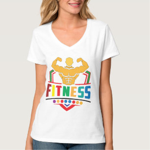 Camiseta Estilo de Vida Fitness – Treine Duro Permaneça For