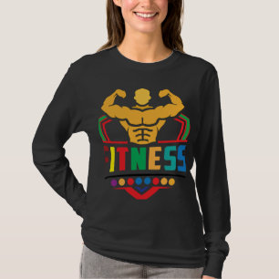Camiseta Estilo de Vida Fitness – Treine Duro Permaneça For