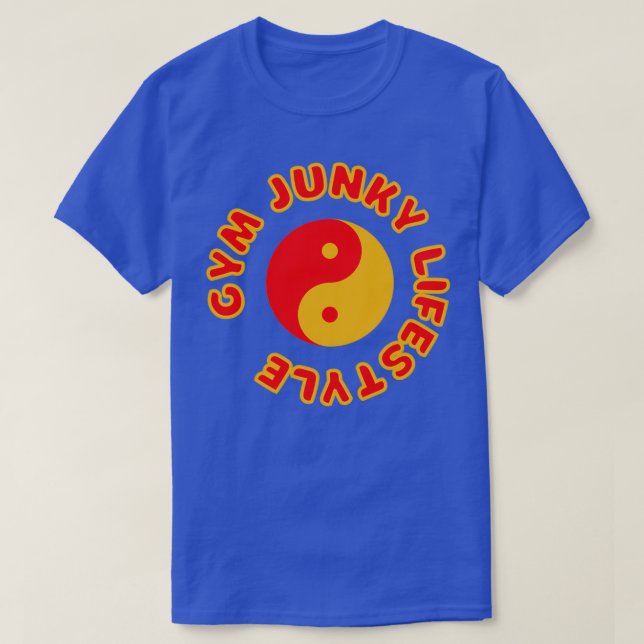 CAMISETA ESTILO DE VIDA GYM JUNKY 9 (Frente do Design)