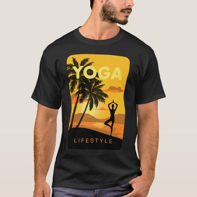 Camiseta Estilo de vida ioga (Frente)