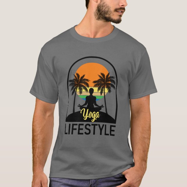 Camiseta Estilo de vida ioga (Frente)