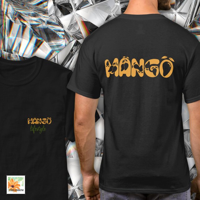 Camiseta estilo de vida moderno Mango editável para corrida (Criador carregado)