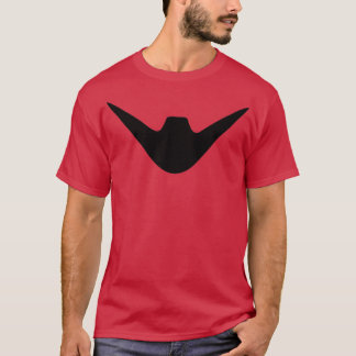 Camiseta Estilo de vida preto da barba preta