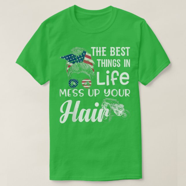 Camiseta Estilo De Vida Quad Bike Com Ciclo De Vida Com Mot (Frente do Design)