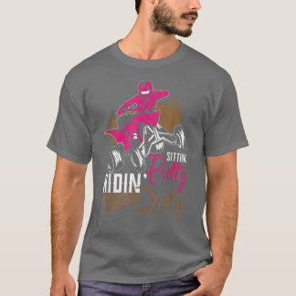 Camiseta Estilo De Vida Quad Bike Com Ciclo De Vida Com Mot