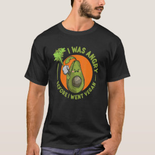 Camiseta Estilo de Vida Vegano à Base de Soja Abacate Bróco