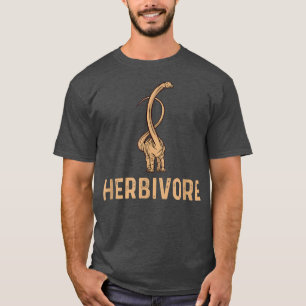 Camiseta Estilo de Vida Vegetal Herbivore Dinosaur Vegan